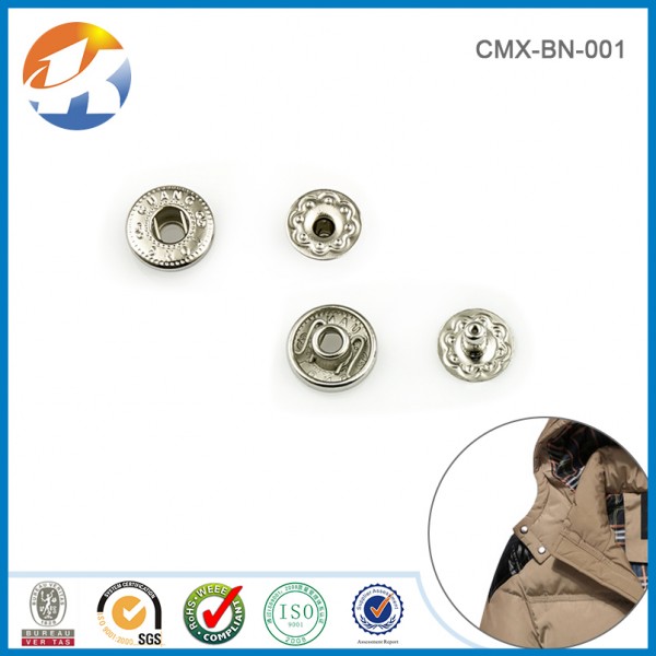 Snap Button For Garment