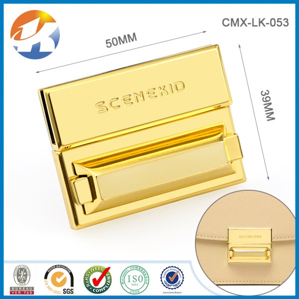 Gold Push Lock