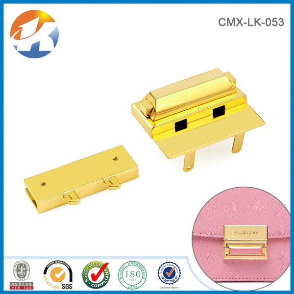 Gold Push Lock