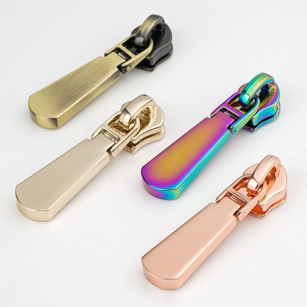 High Grade Handbags Accessories Gold Custom Metal Zipper Pull